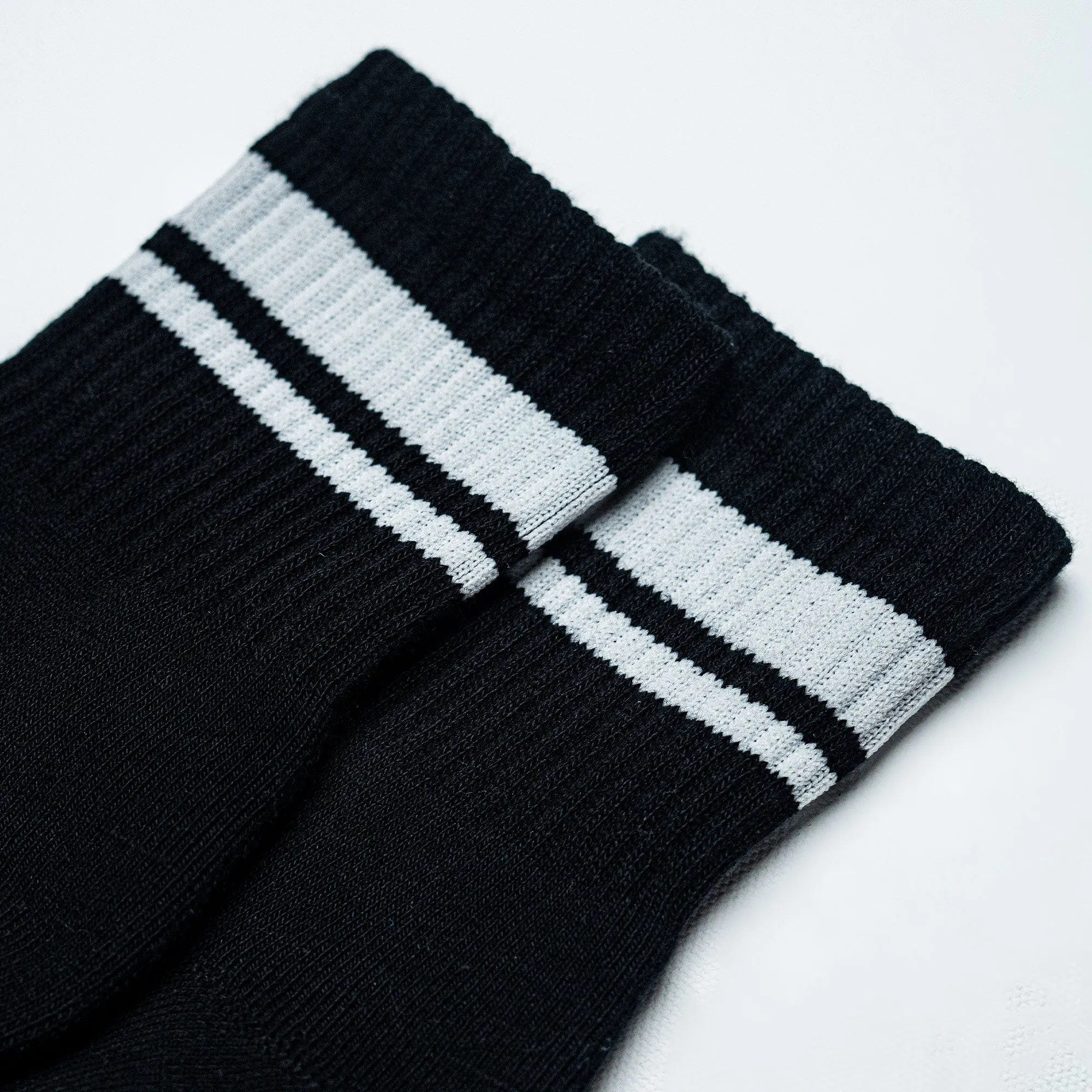 Superkicks | CREW SOCKS  { BLACK