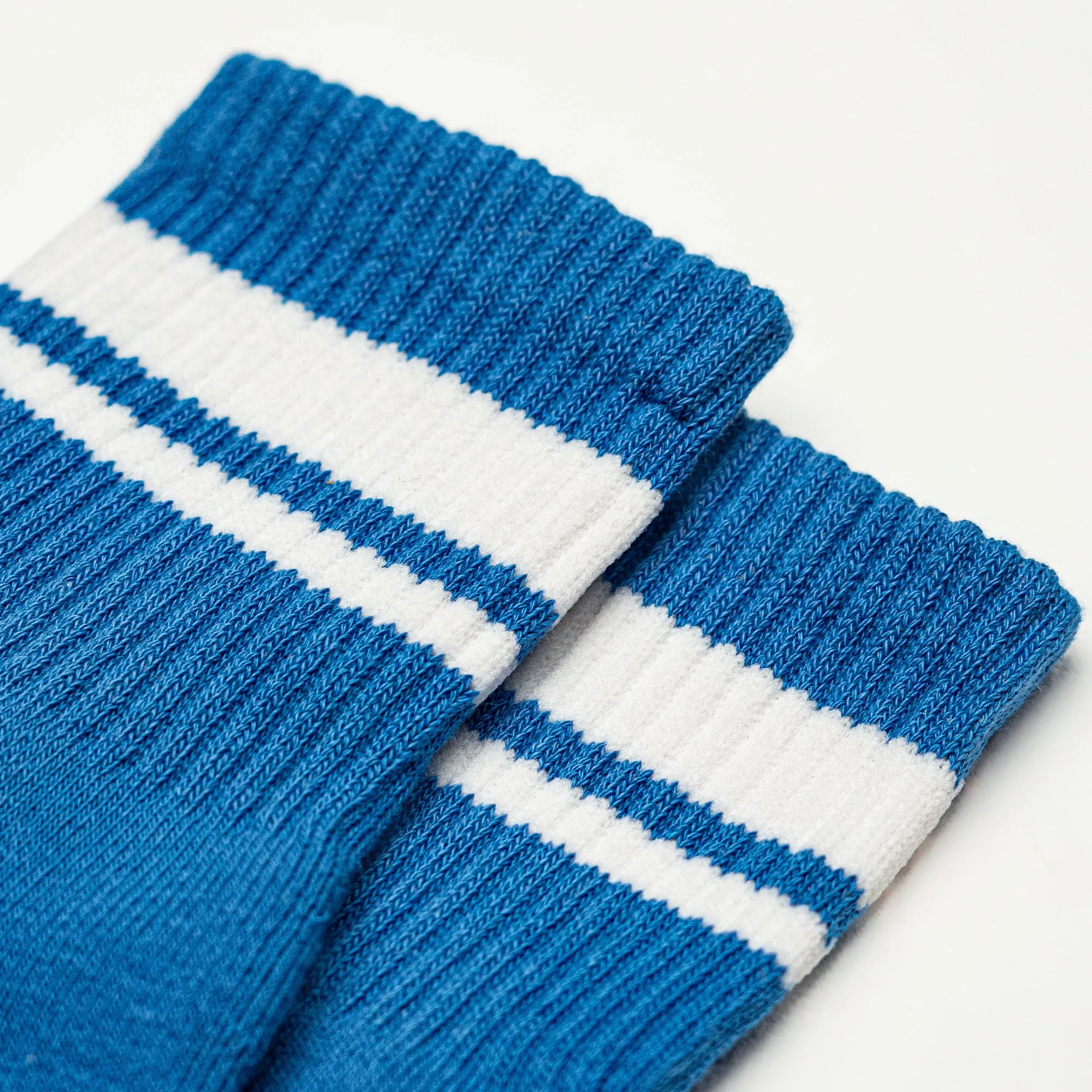 Superkicks | CREW SOCKS  { BLUE