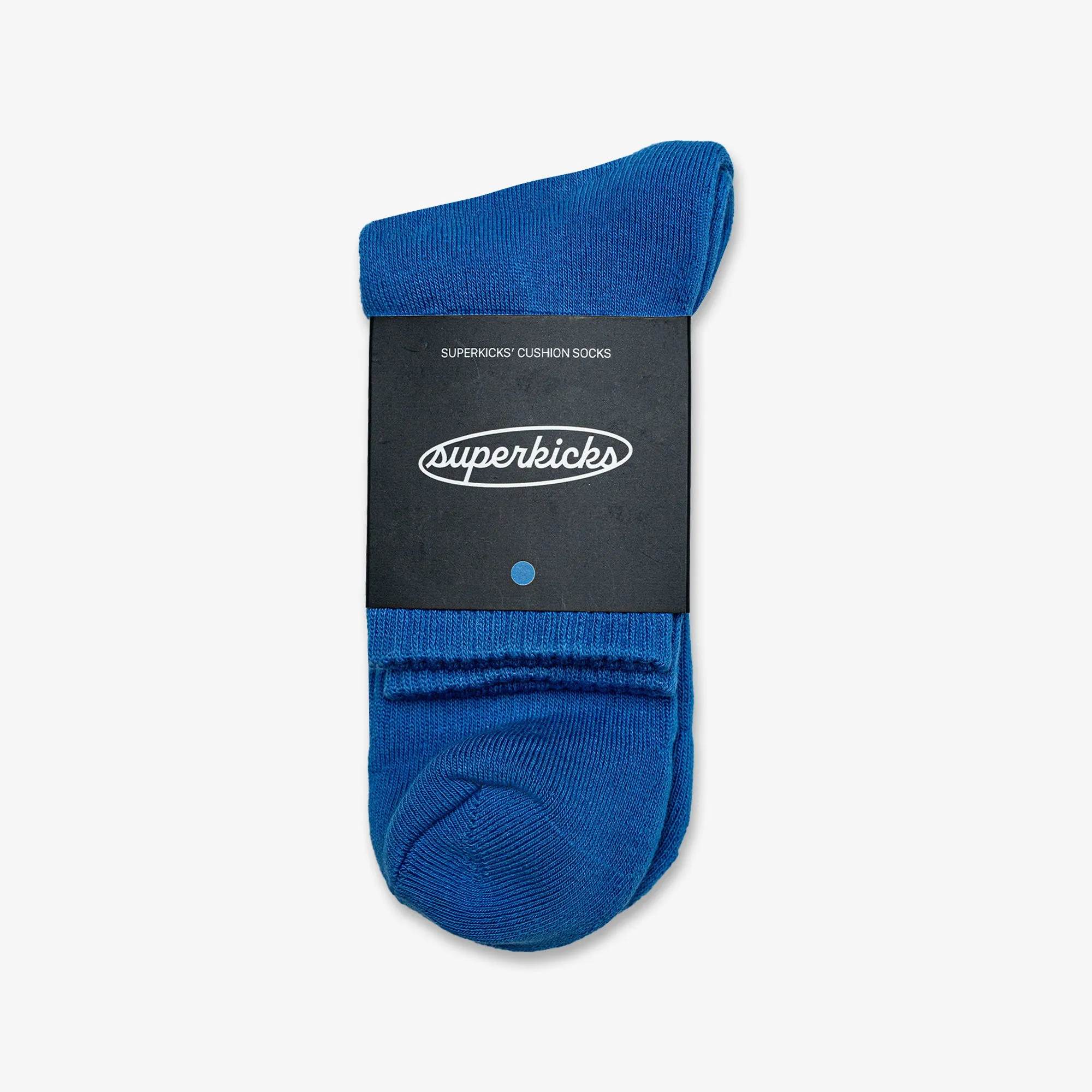 Superkicks | CREW SOCKS  { BLUE
