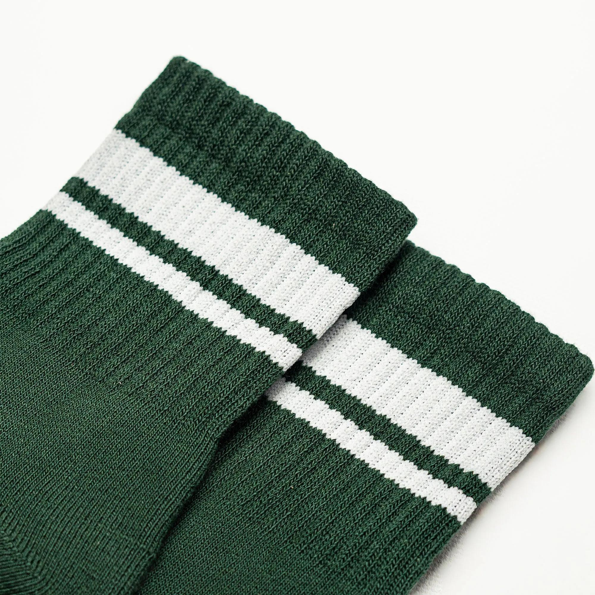 Superkicks | CREW SOCKS  { GREEN