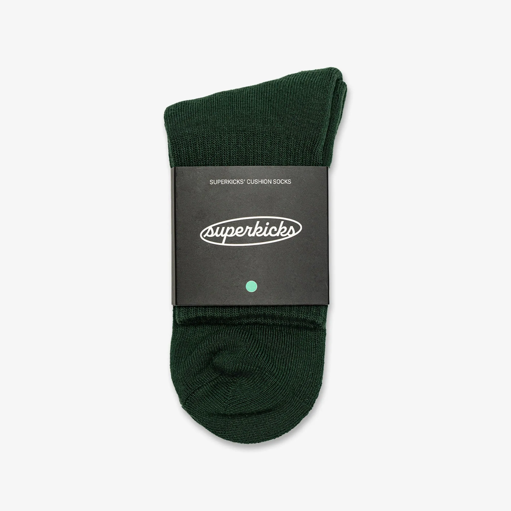 Superkicks | CREW SOCKS  { GREEN