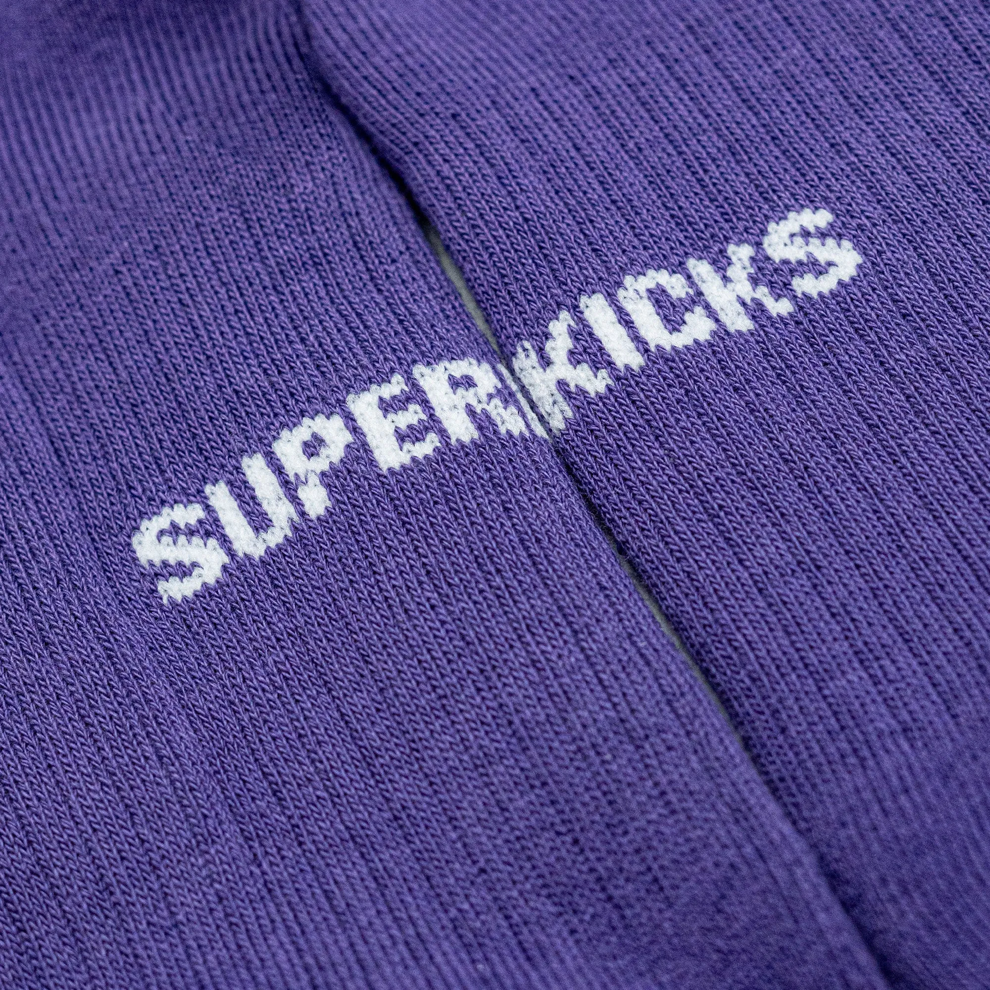 Superkicks | CREW SOCKS  { PURPLE/GREEN/BLUE