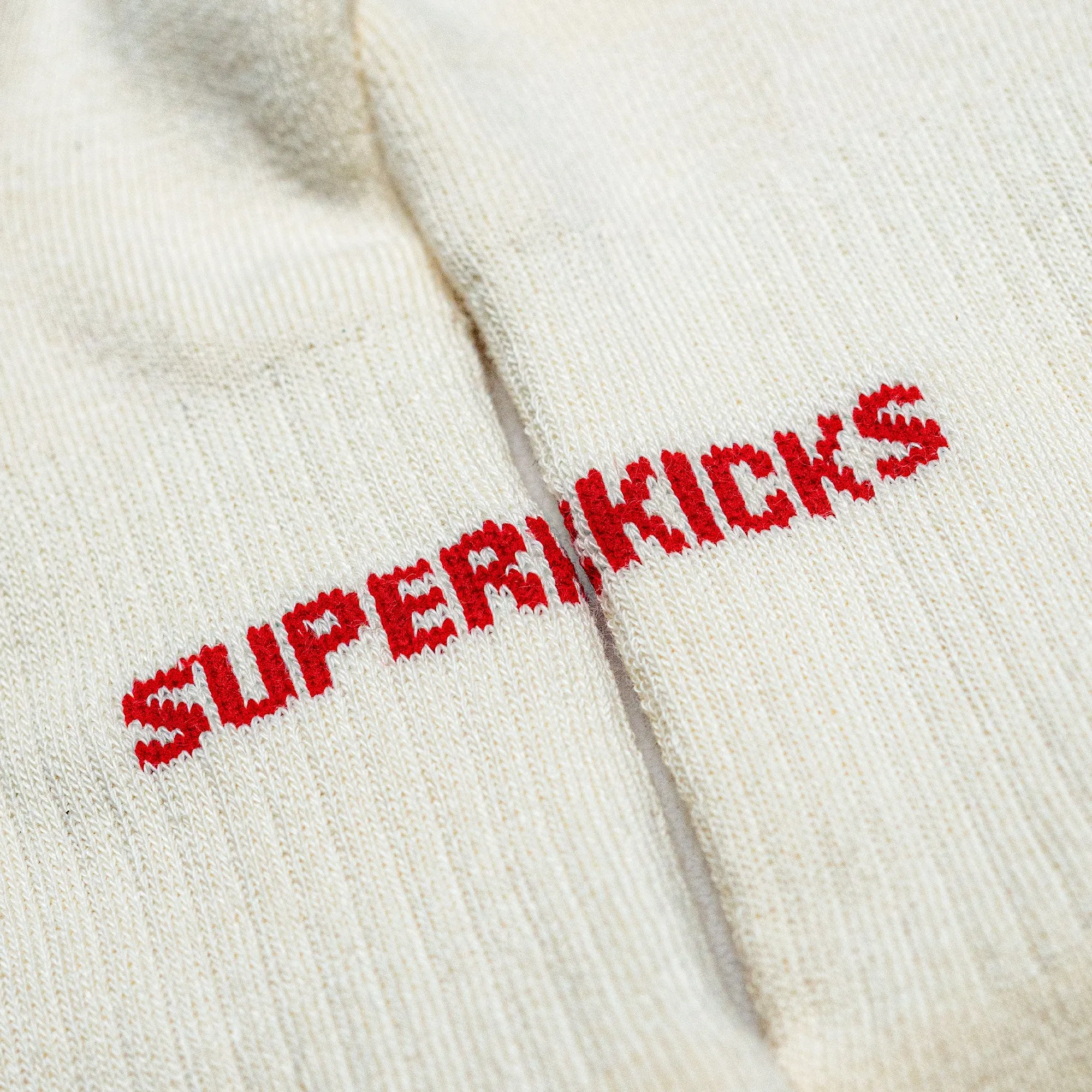 Superkicks | CREW SOCKS  { WHITE/PURPLE/BLUE