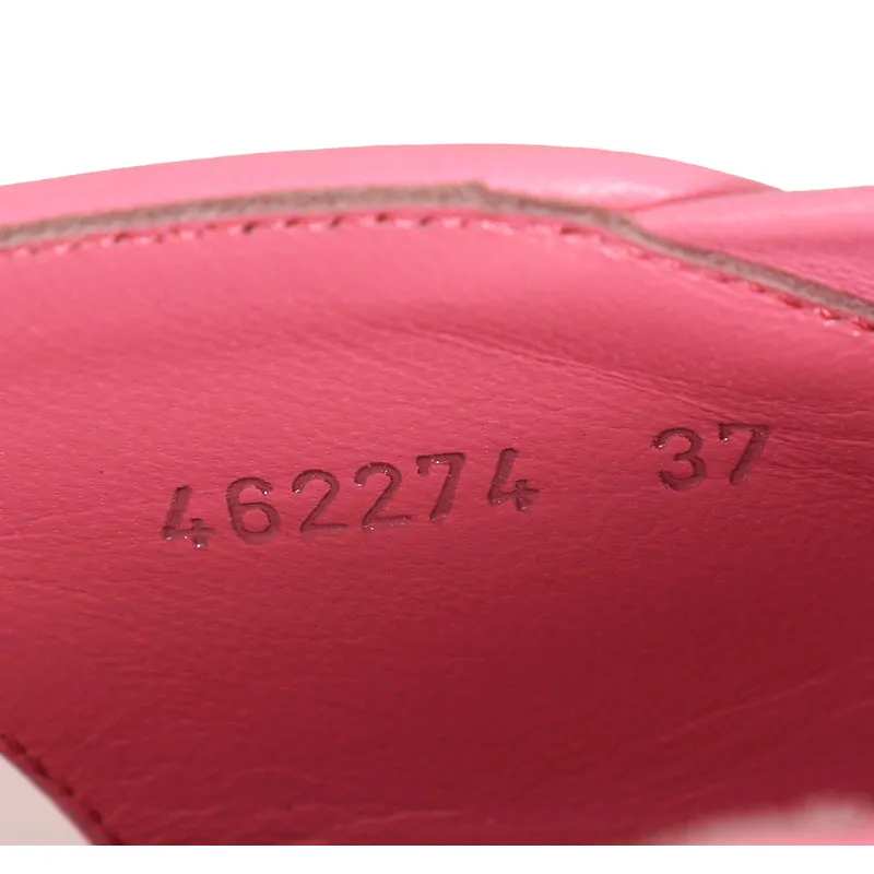 sz 37 NEW $795 ALEXANDER MCQUEEN Pink Suede KING & QUEEN SKULL Flats SANDALS NIB