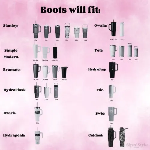THE Swirls Diamond BUNDLE (8) | Silicone Boot