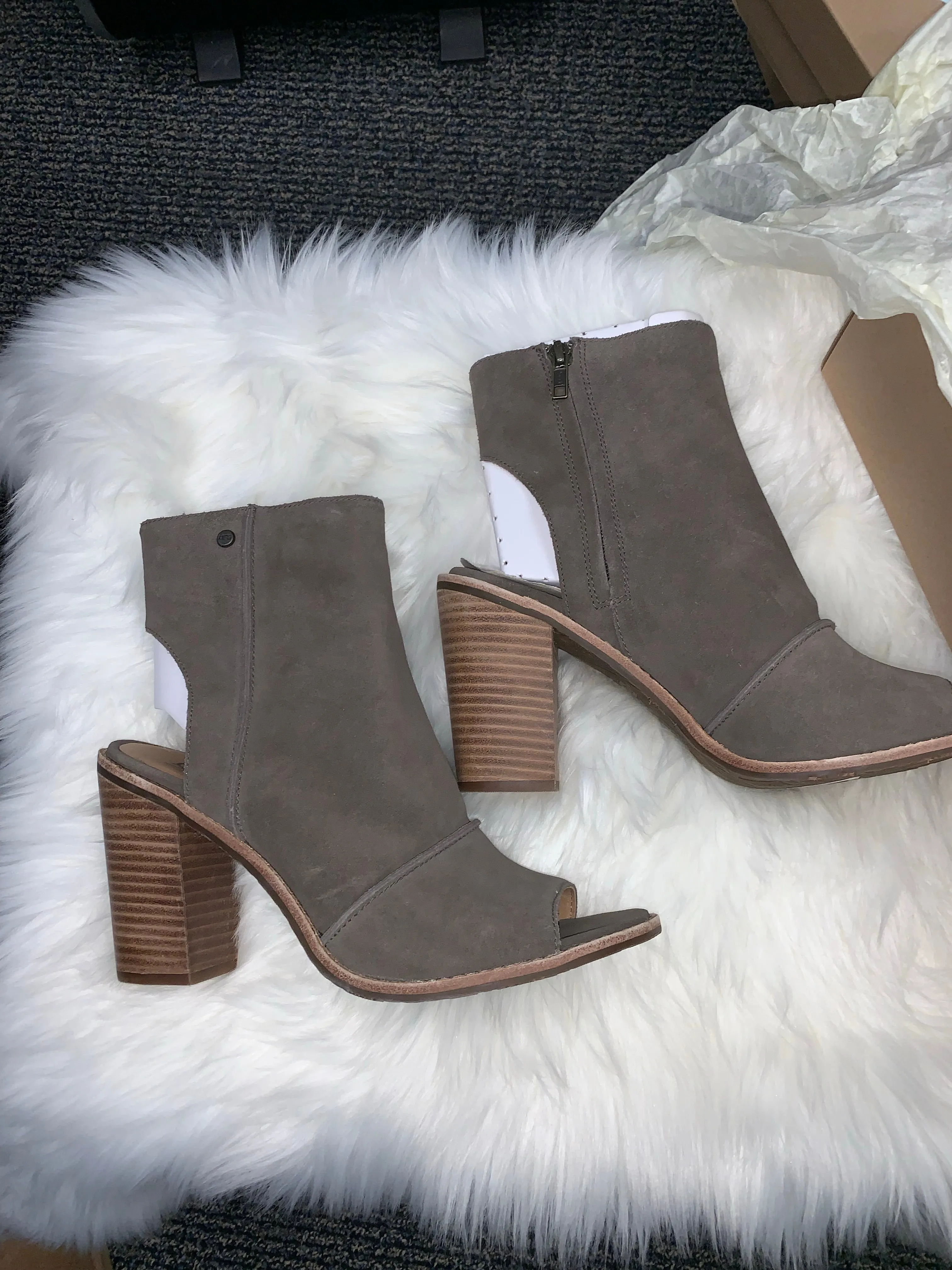 UGG Valencia Peep Toe (Mysterious) High Heels