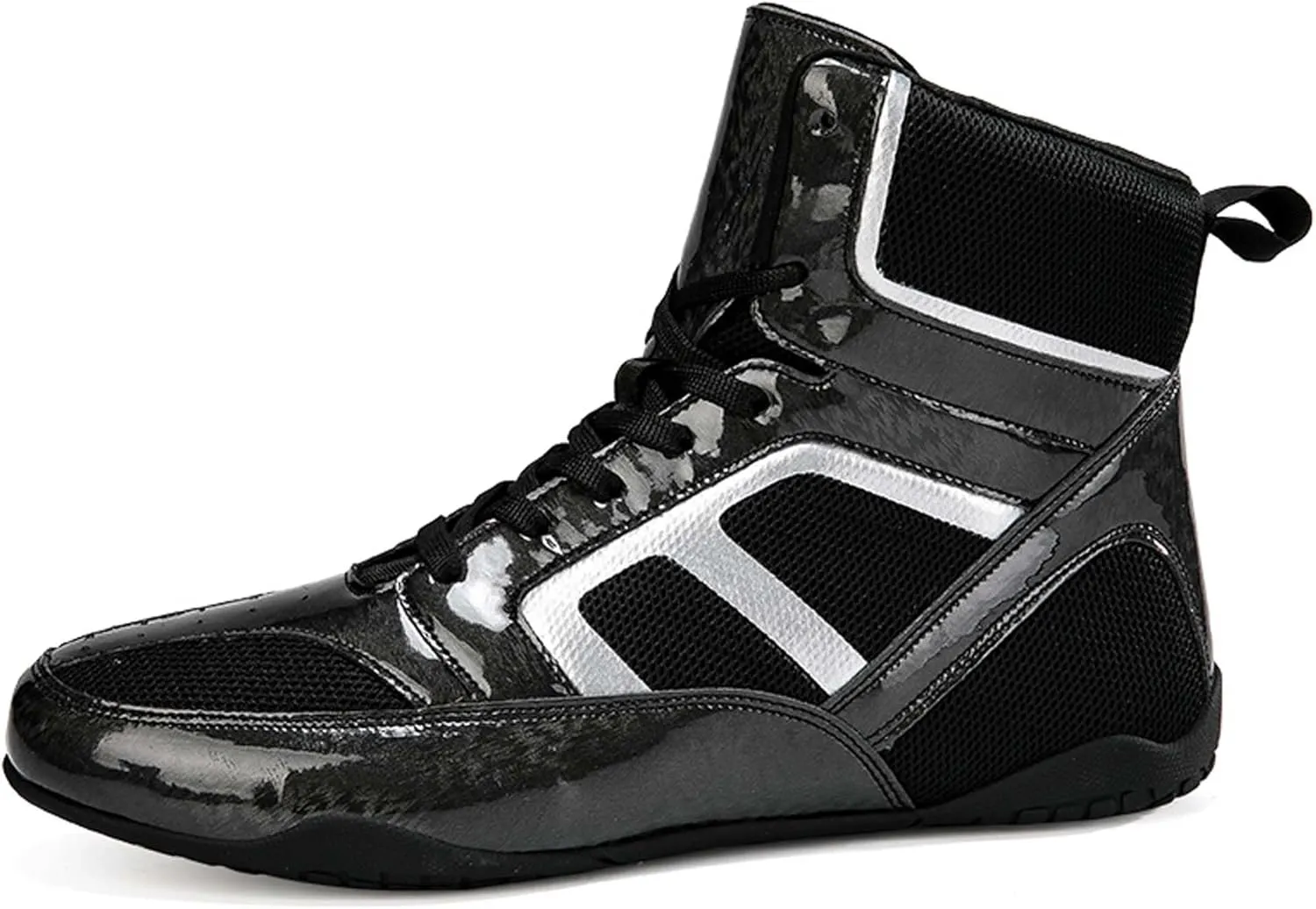 Usoway Men's Professional Boxing Shoes Non-Slip Wrestling Shoes Women's Lightweight Boxing Wrestling Training Shoes Adult Fitness Sports Shoes Fighting Weightlifting Multifunctional Shoes