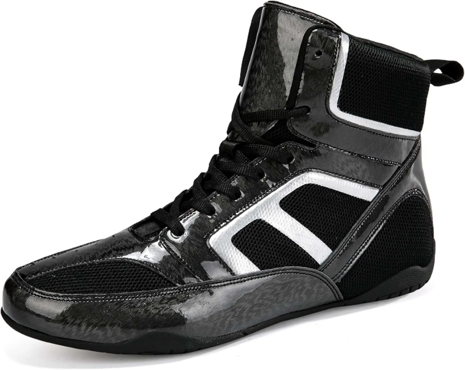 Usoway Men's Professional Boxing Shoes Non-Slip Wrestling Shoes Women's Lightweight Boxing Wrestling Training Shoes Adult Fitness Sports Shoes Fighting Weightlifting Multifunctional Shoes