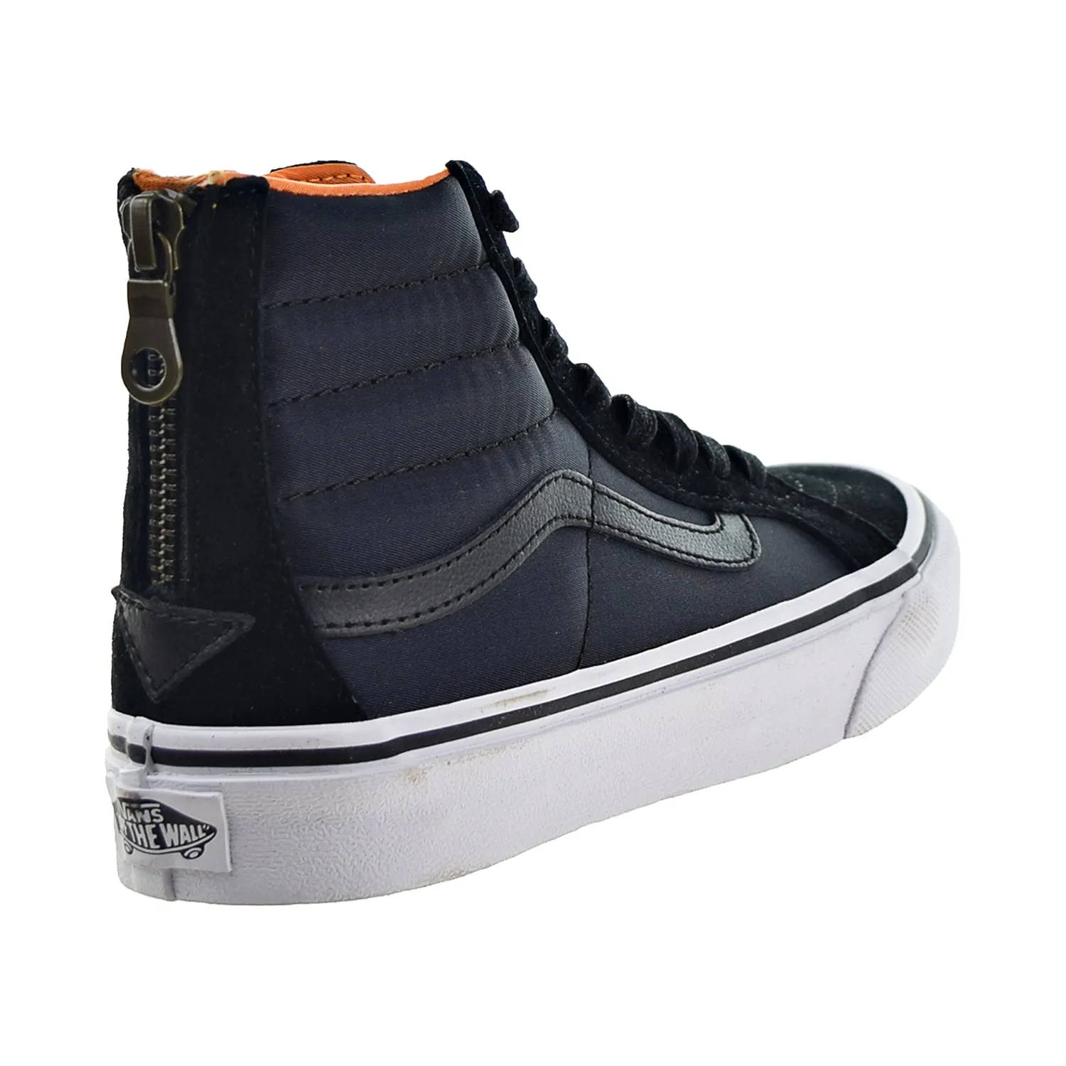 Vans Sk8-Hi Slim Zip Boom Boom Men's Shoes Black-True White