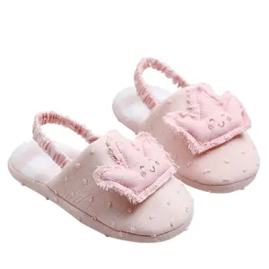 Winter Cozy Rabbit-Ear Plush Slippers