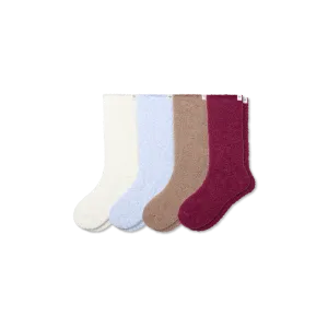 Women's Fuzzy Sock 4-Pack