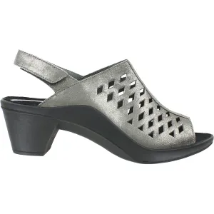 Women's Romika Mokassetta 334 Taupe Metallic Leather