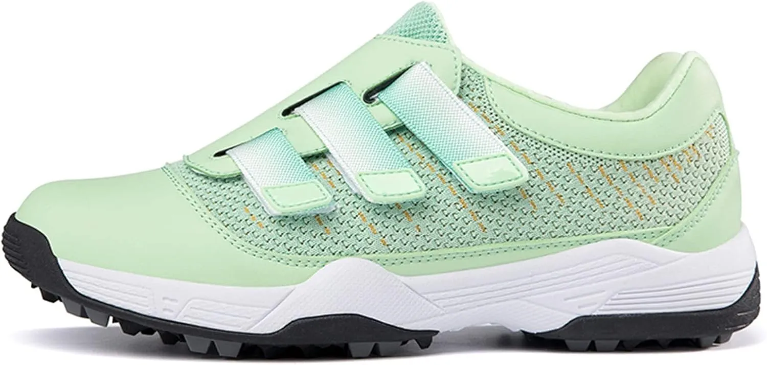 Womens Slip on Golf Shoes Non-Slip Breathable Workout Trainers Lightweight Gym Sneakers