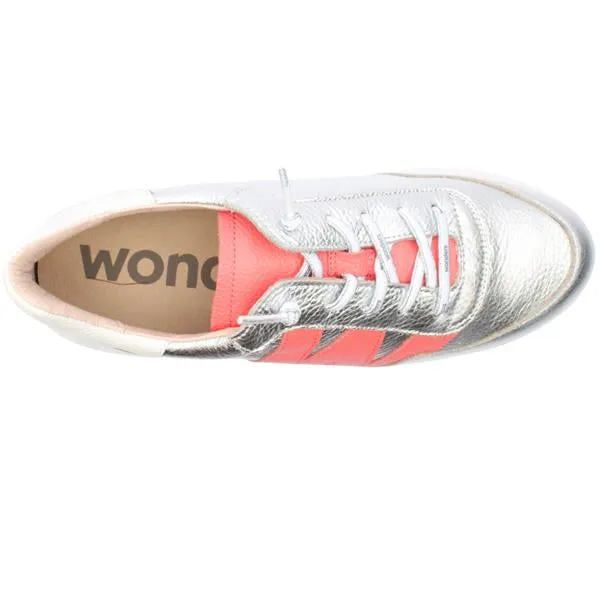 Wonders silver /coral Trainers A3625
