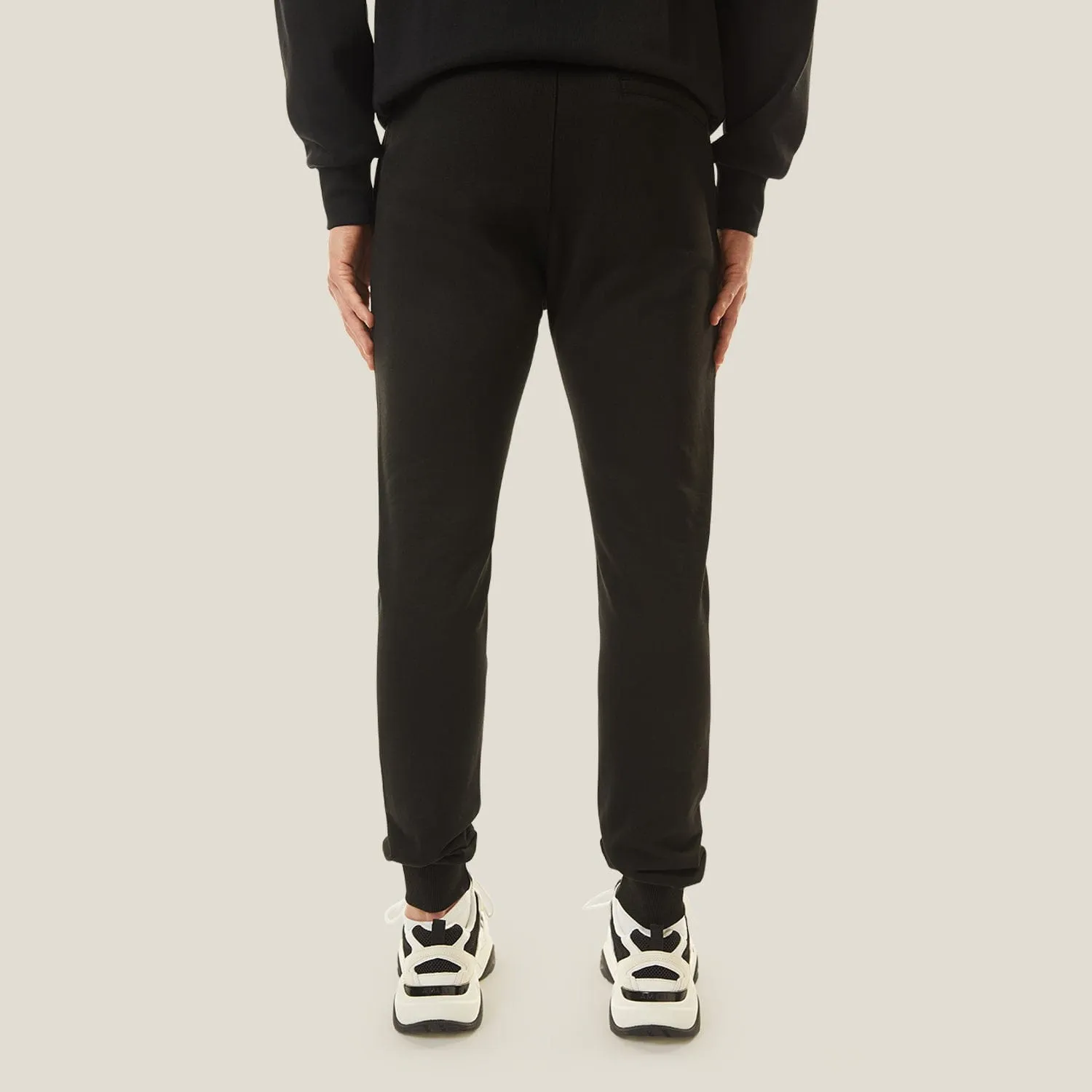 ZIPPED UP JOGGERS - BLACK