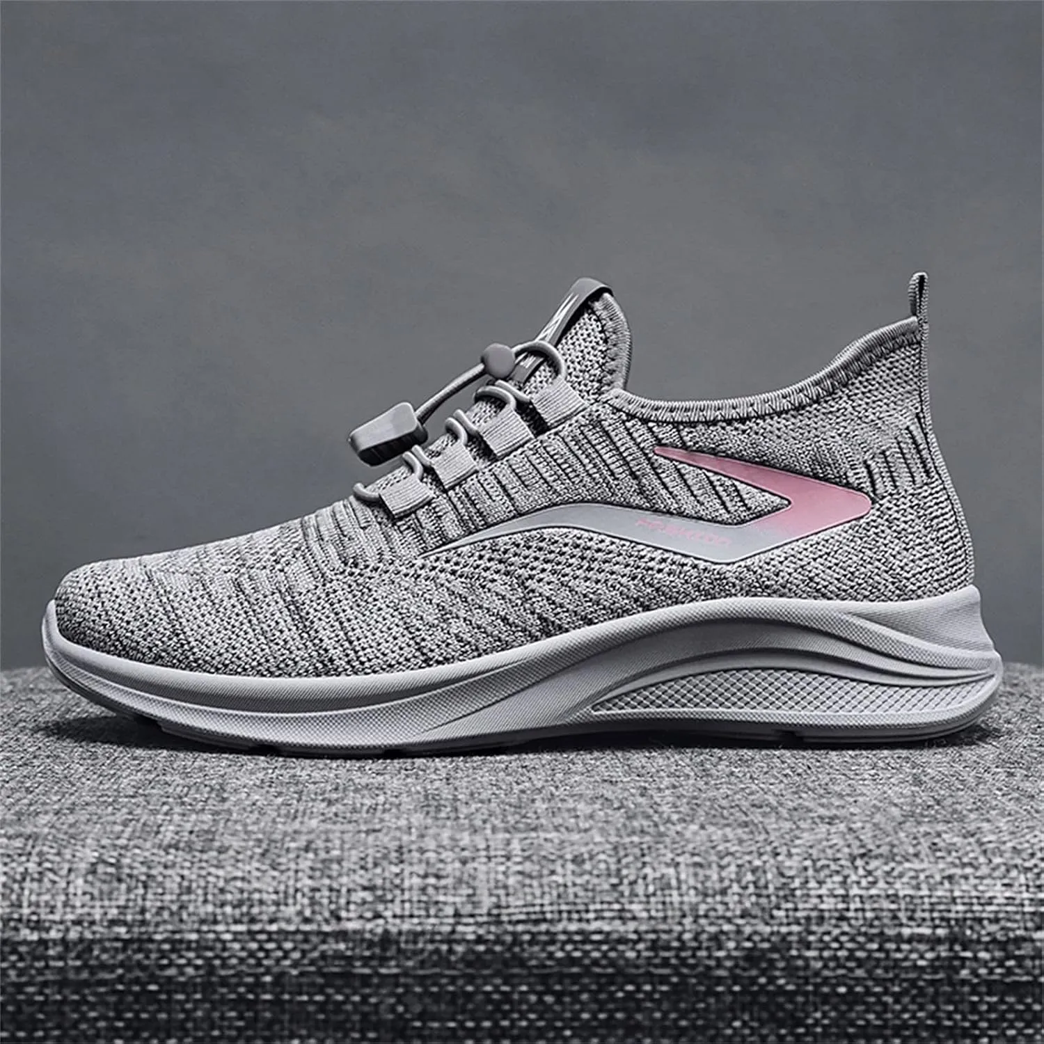ZSpzx Running Shoes for Women Lightweight Air Cushioned Tennis Sneakers Non Slip Breathable Mesh Gym Workout Sneakers Ladies Walking Plantar Fasciitis Slip On Shoes for Gym Travel Daily Wear
